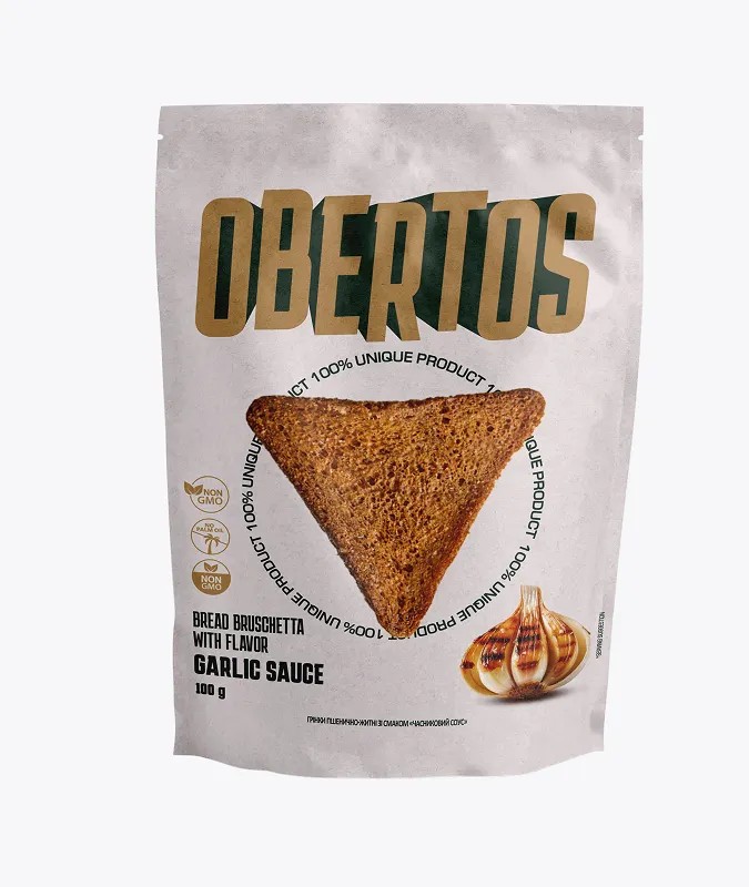 კრუტონები ნიორი 100გრ