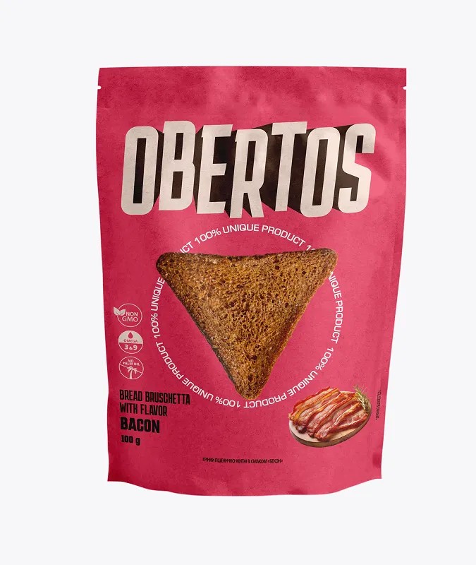 კრუტონები ბეკონი 100გრ