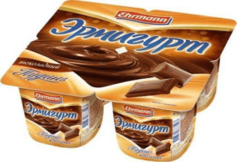 ერმიგურტ ექსტრა პუდინგი შოკოლადის 4*100გრ, 3.2% (24)